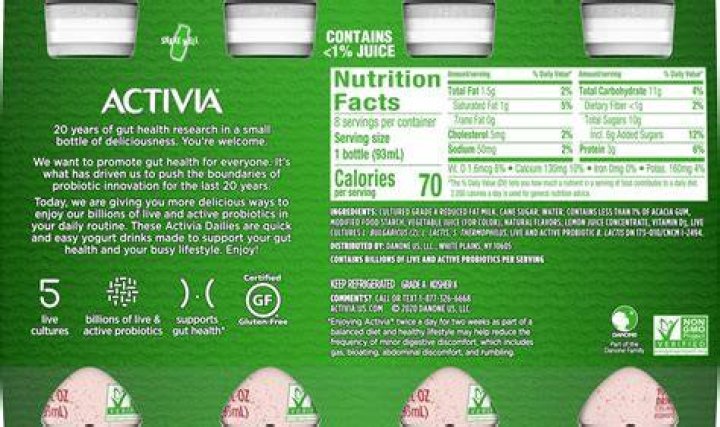 Does Activia have more probiotics than yogurt