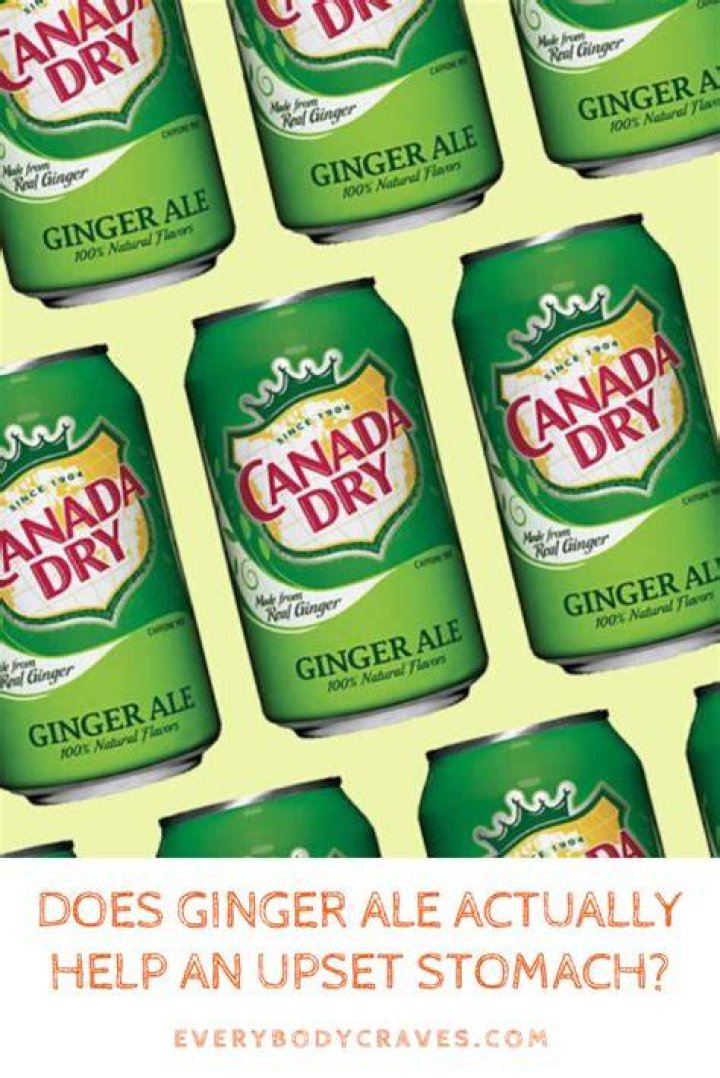 Does Canada Dry ginger ale help Upset stomach