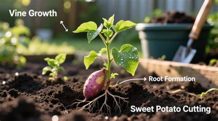 How much space does a sweet potato plant need
