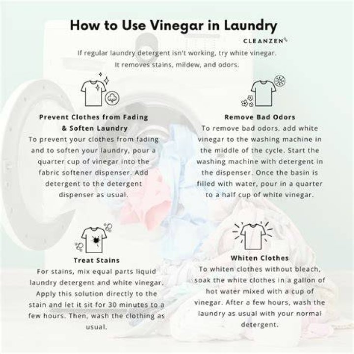 How much vinegar do you put in laundry towels