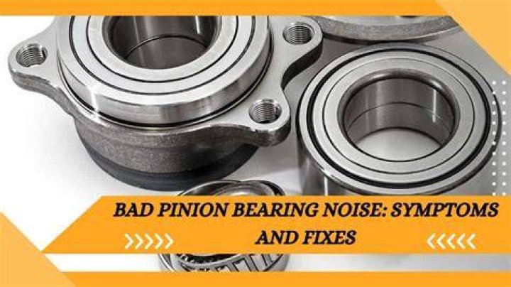 What are the symptoms of a bad pinion bearing