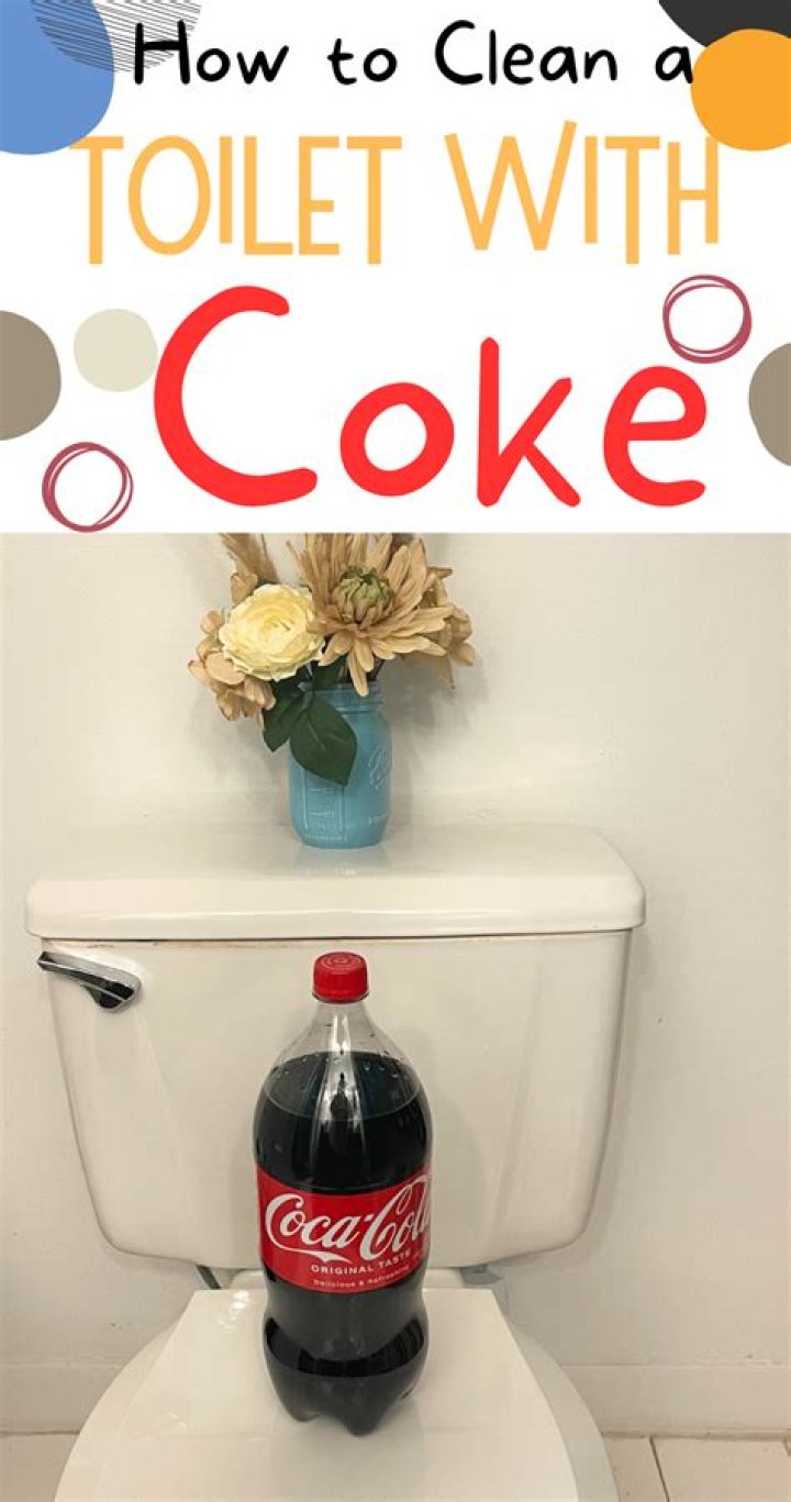 What happens if you pour coke down the toilet