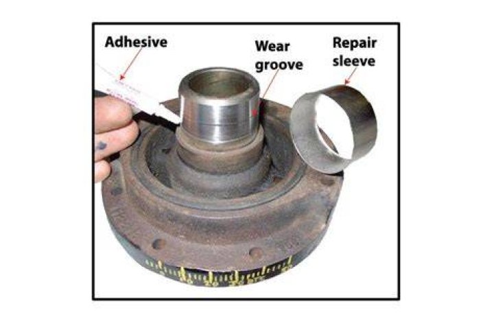 What is a repair sleeve for harmonic balancer