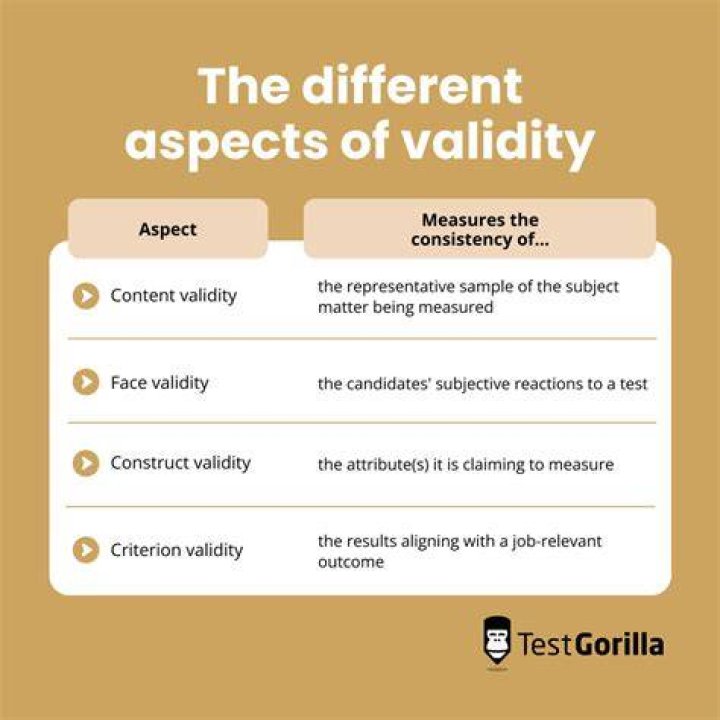 What is content validity in selection process