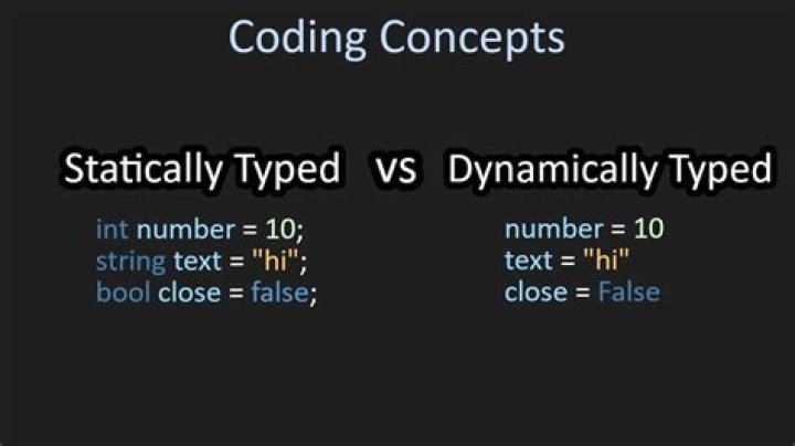 What is meant by a dynamically typed language