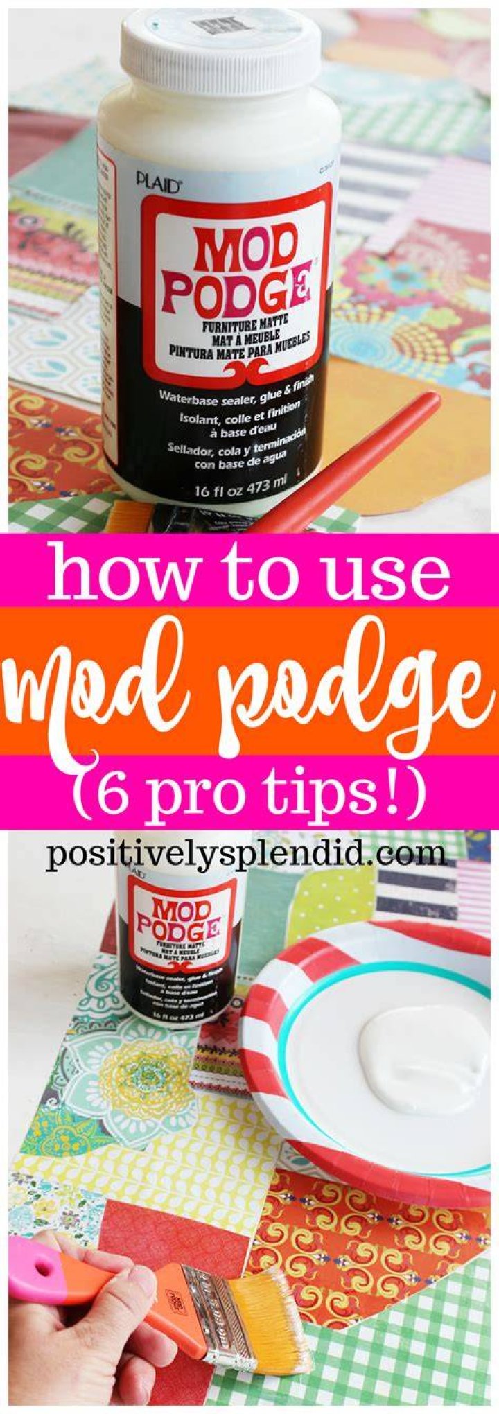 What kind of paper can you use with Mod Podge
