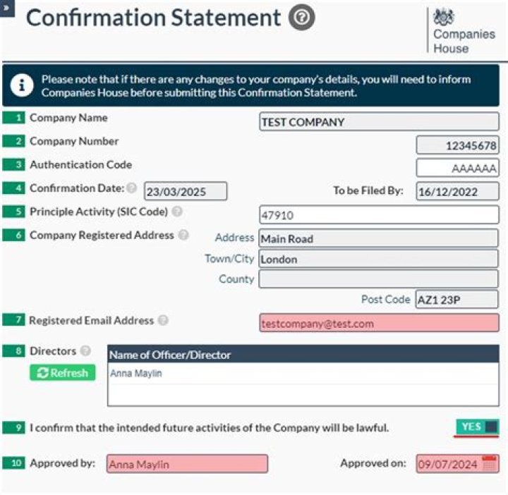 Who has to be registered with Companies House